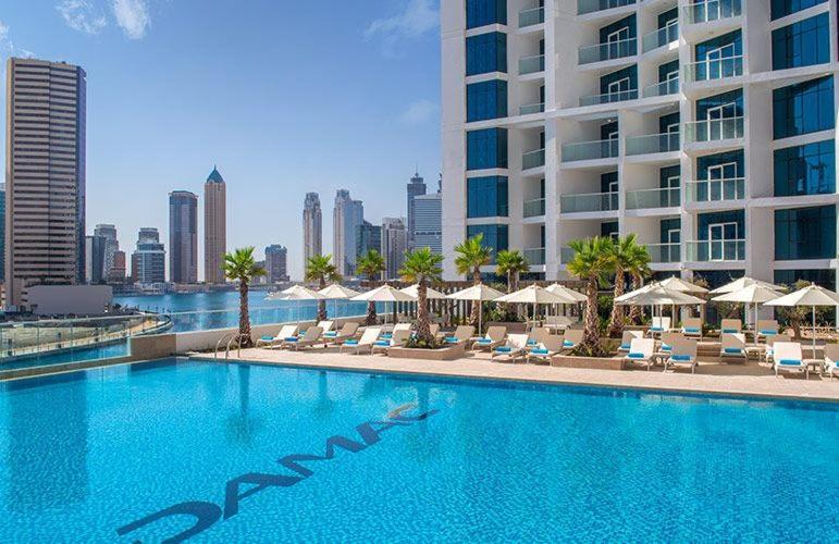 Damac Maison Prive Deluxe Studio With Burj-Khalifa View Dubai Exterior foto